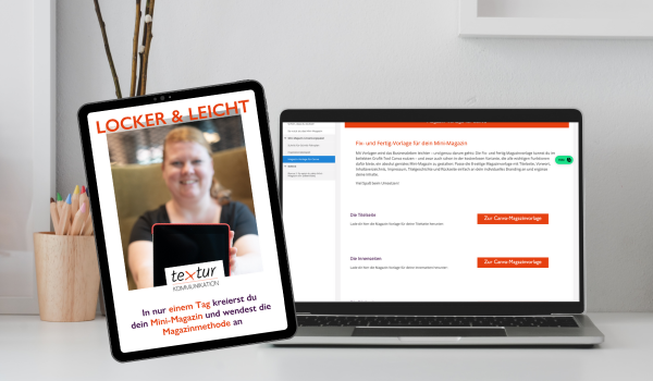 Mini-Magazin in einem Tag: Canva-Magazinvorlage